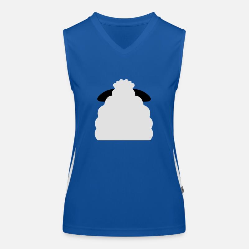 sheep back Women's Functional Contrast Tank Top
