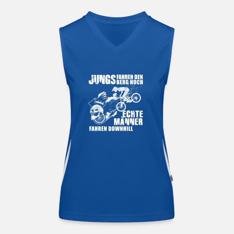 Downhill MTB Funktionelles Kontrast-Tank Top für Frauen