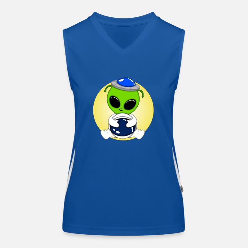 Extraterrestre mignon Débardeur respirant contrasté Femme