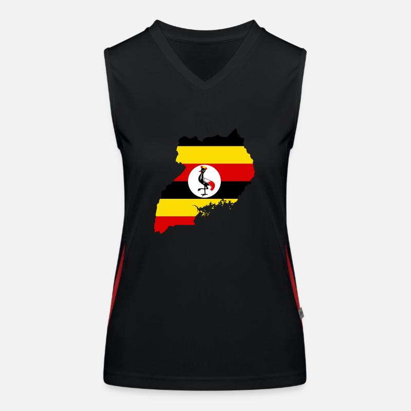 Uganda Women's Functional Contrast Tank Top