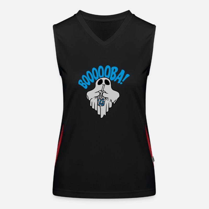 Booba Bubble Tea Geist Funktionelles Kontrast-Tank Top für Frauen