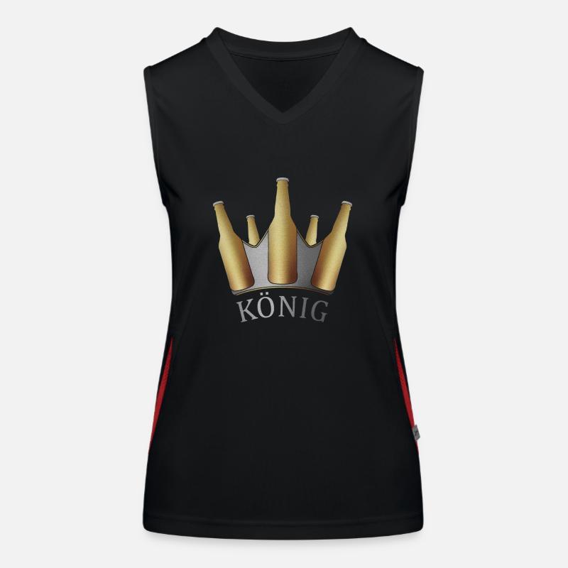King Women's Functional Contrast Tank Top