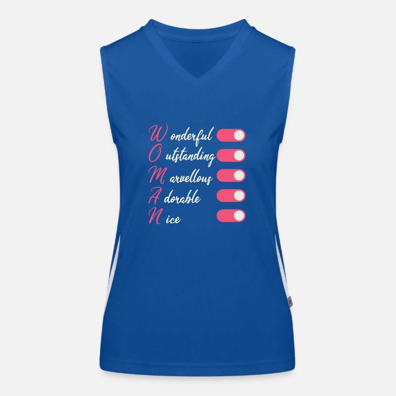 Weltfrauentag und Muttertag Funktionelles Kontrast-Tank Top für Frauen