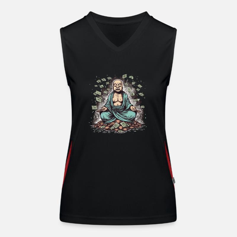 Lass es regnen Funktionelles Kontrast-Tank Top für Frauen