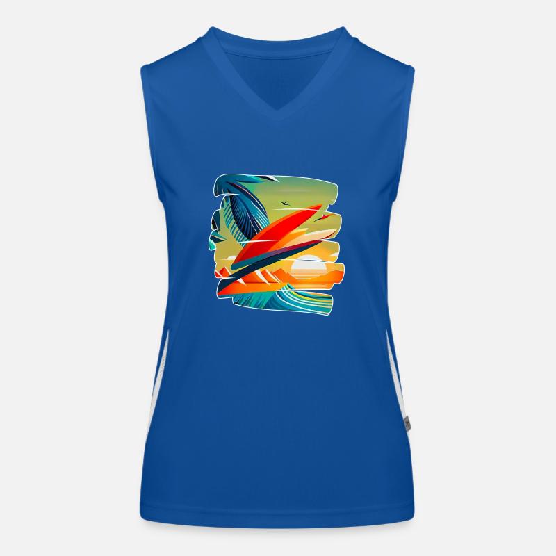 Summer Vibes #2 Funktionelles Kontrast-Tank Top für Frauen