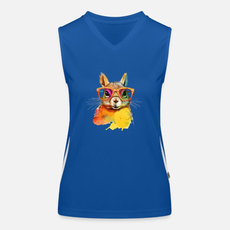 Kikki das Eichhörnchen Funktionelles Kontrast-Tank Top für Frauen