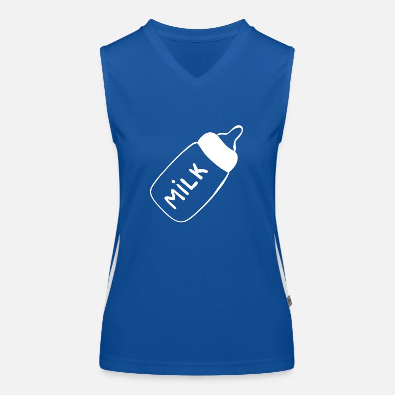 Milk bottle Women's Functional Contrast Tank Top