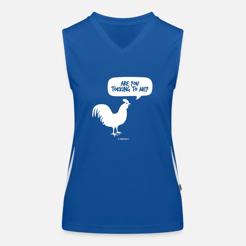 Kriechen Funktionelles Kontrast-Tank Top für Frauen