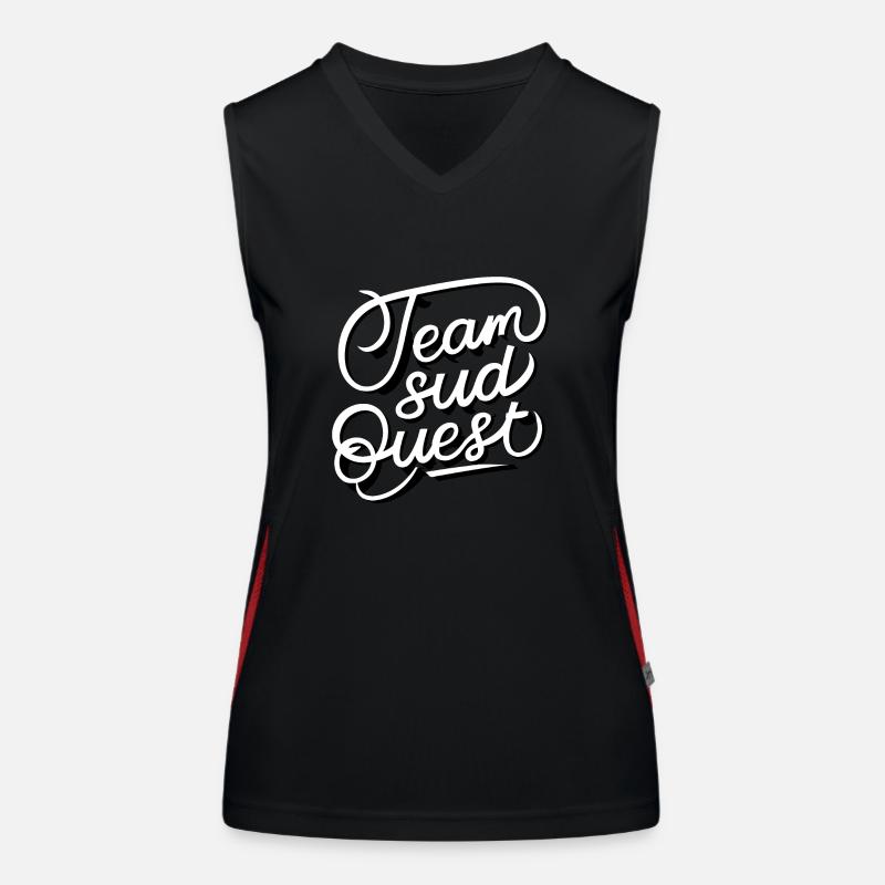 Team sud ouest Débardeur respirant contrasté Femme