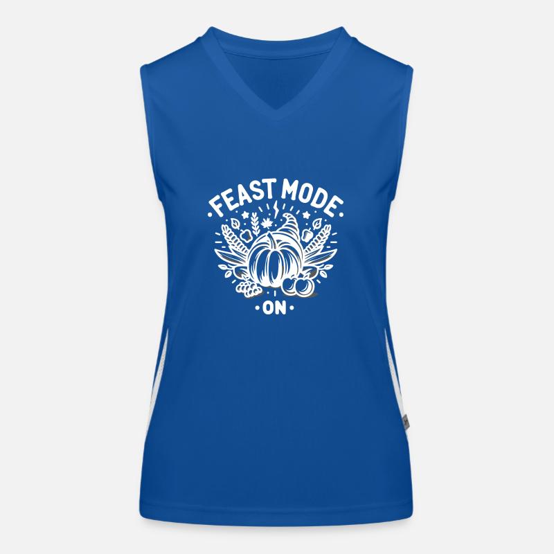 Feast Mode On Women's Functional Contrast Tank Top