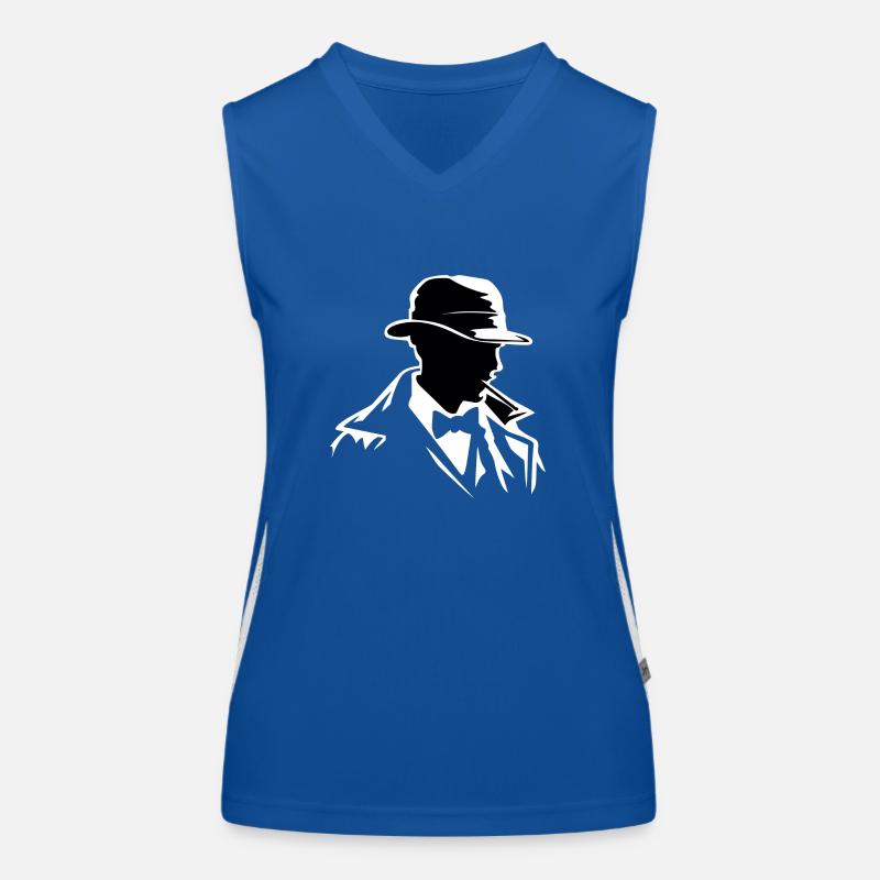 Sherlock Funktionelles Kontrast-Tank Top für Frauen
