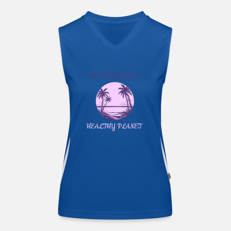 Marine Conservation Women's Functional Contrast Tank Top