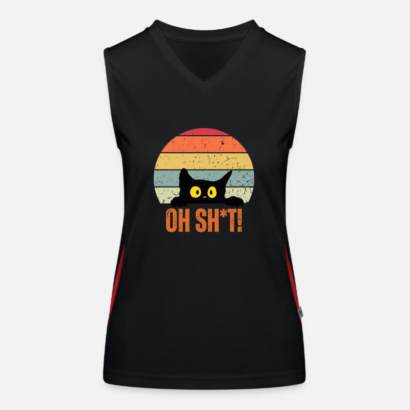 Shocking Cat Women's Functional Contrast Tank Top