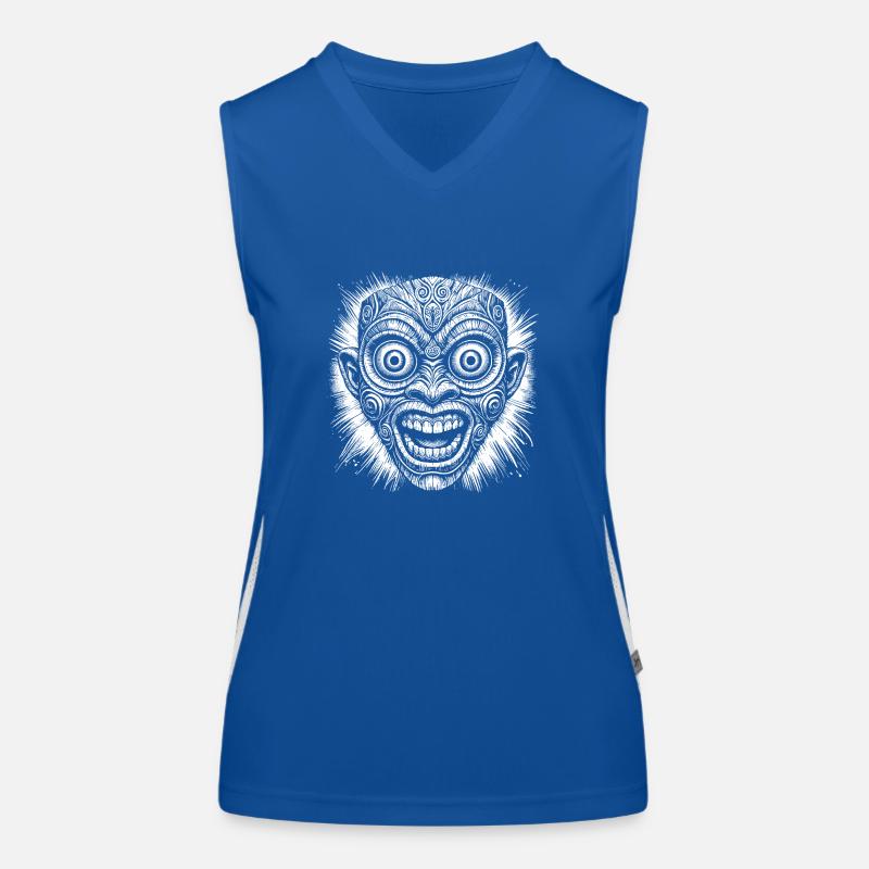 Máscara Camiseta funcional de tirantes en contraste para mujer