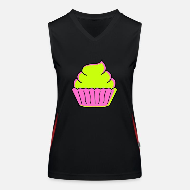 Cupcake Débardeur respirant contrasté Femme