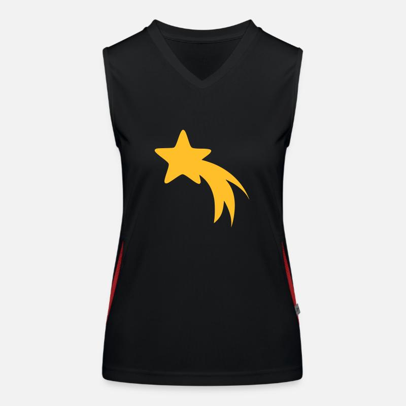 STERNSCHNUPPE Funktionelles Kontrast-Tank Top für Frauen