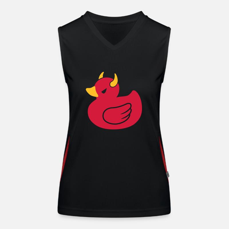 Devil Ducky Women's Functional Contrast Tank Top
