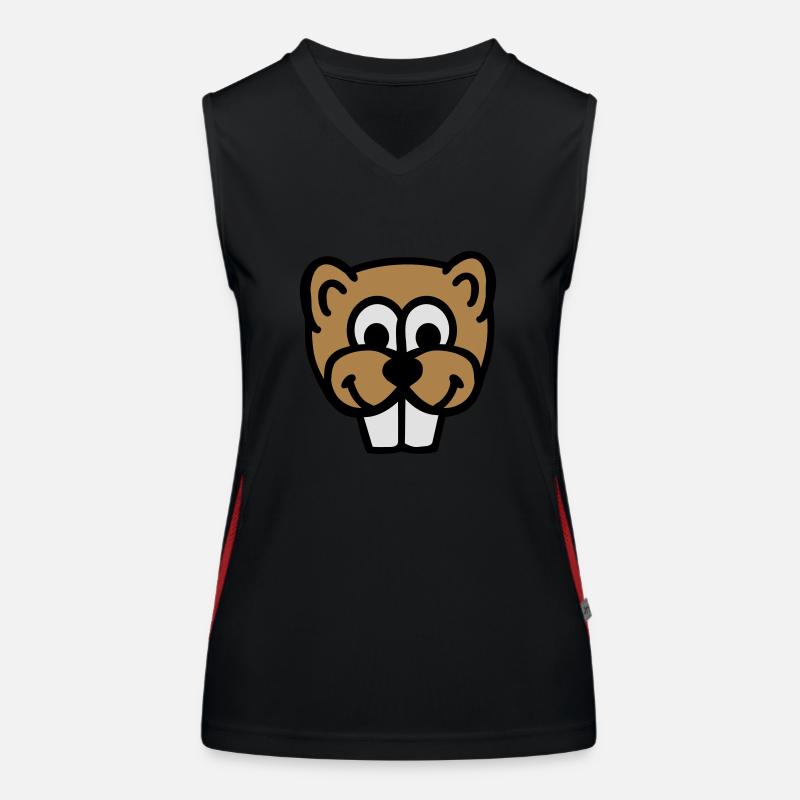 Biber Funktionelles Kontrast-Tank Top für Frauen