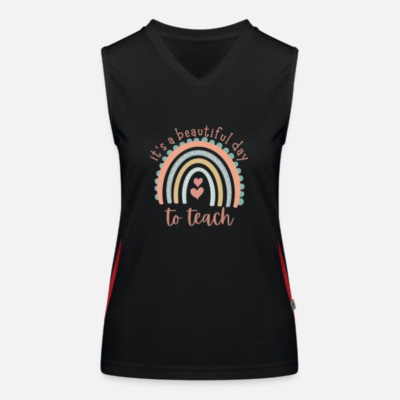 Conception de l’enseignant Débardeur respirant contrasté Femme