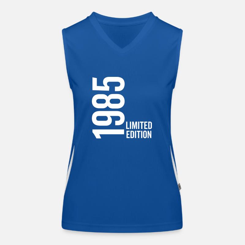 1985 Limited Edition Funktionelles Kontrast-Tank Top für Frauen