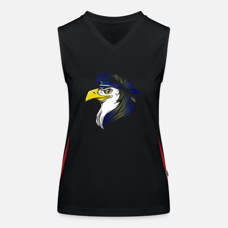 Curaçao Funktionelles Kontrast-Tank Top für Frauen