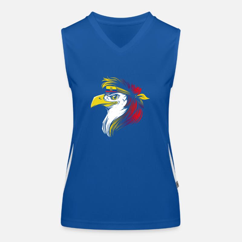 Ecuador Funktionelles Kontrast-Tank Top für Frauen