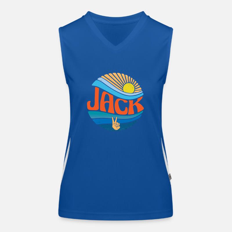 Jack Shirt Vintage Sunset Jack Groovy Tie Dye Funktionelles Kontrast-Tank Top für Frauen