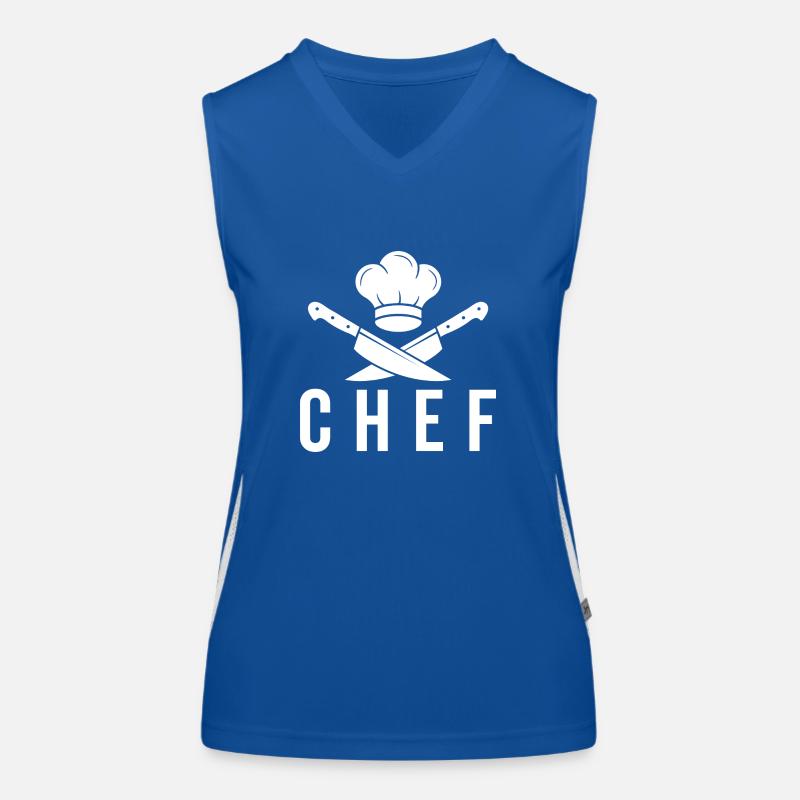 Chef Women's Functional Contrast Tank Top