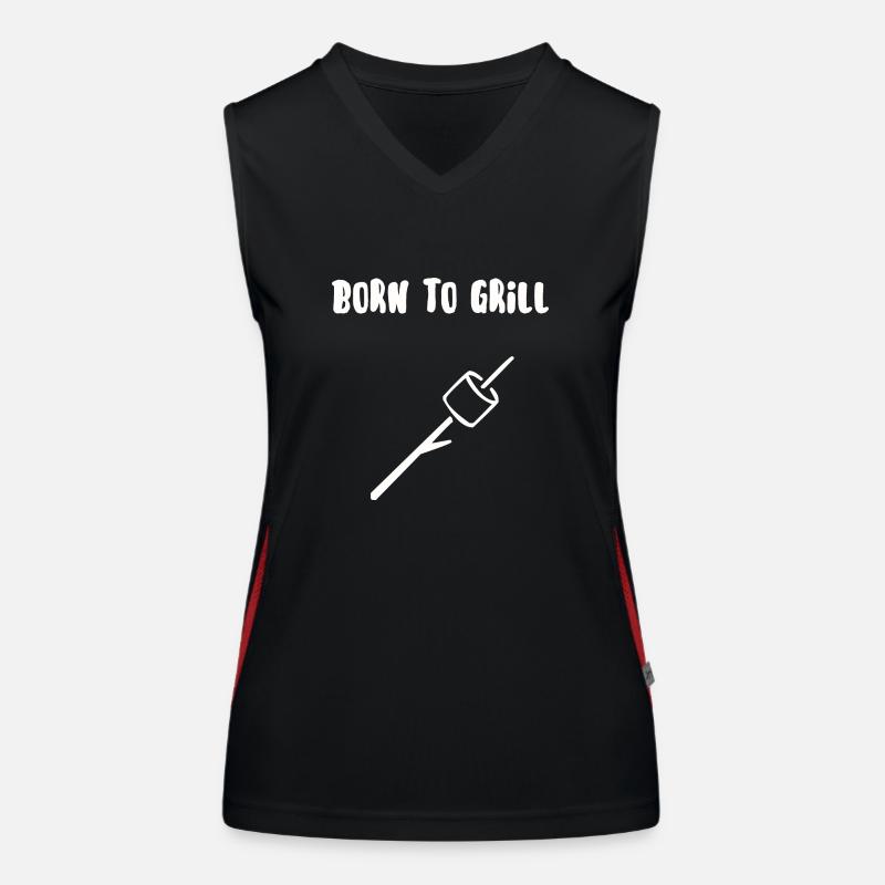 Born to grill Women's Functional Contrast Tank Top