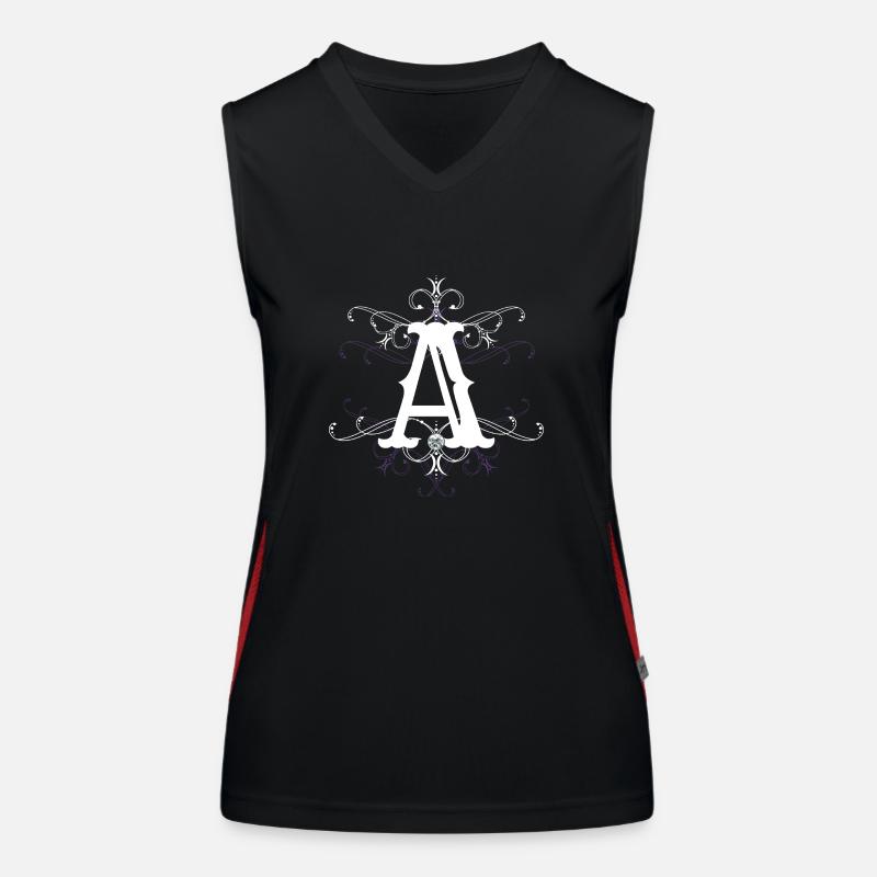 Letter A, point (A) Women's Functional Contrast Tank Top