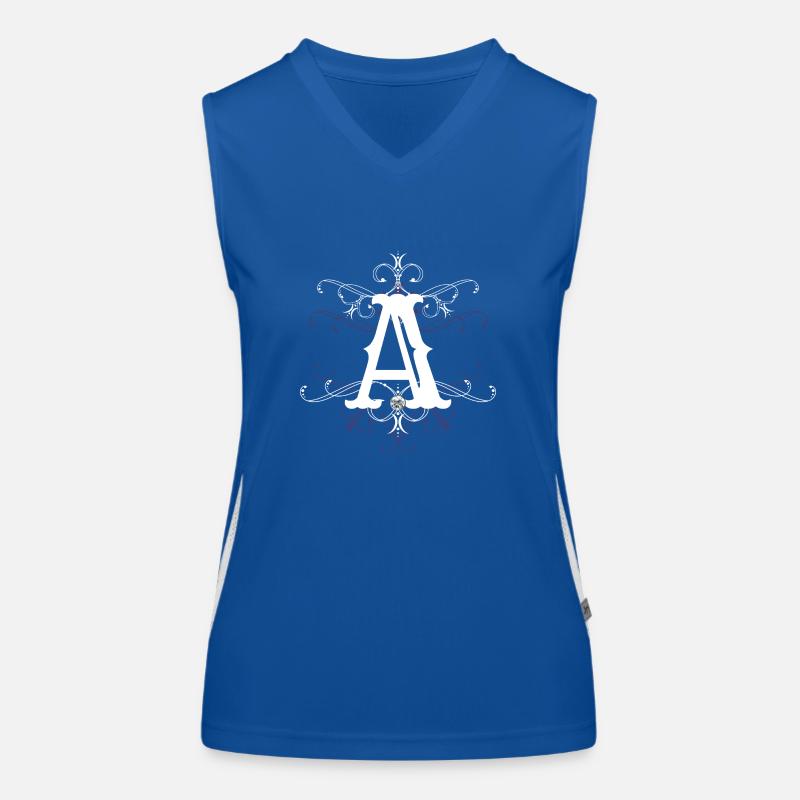 Buchstabe A Buchstabe-A Funktionelles Kontrast-Tank Top für Frauen