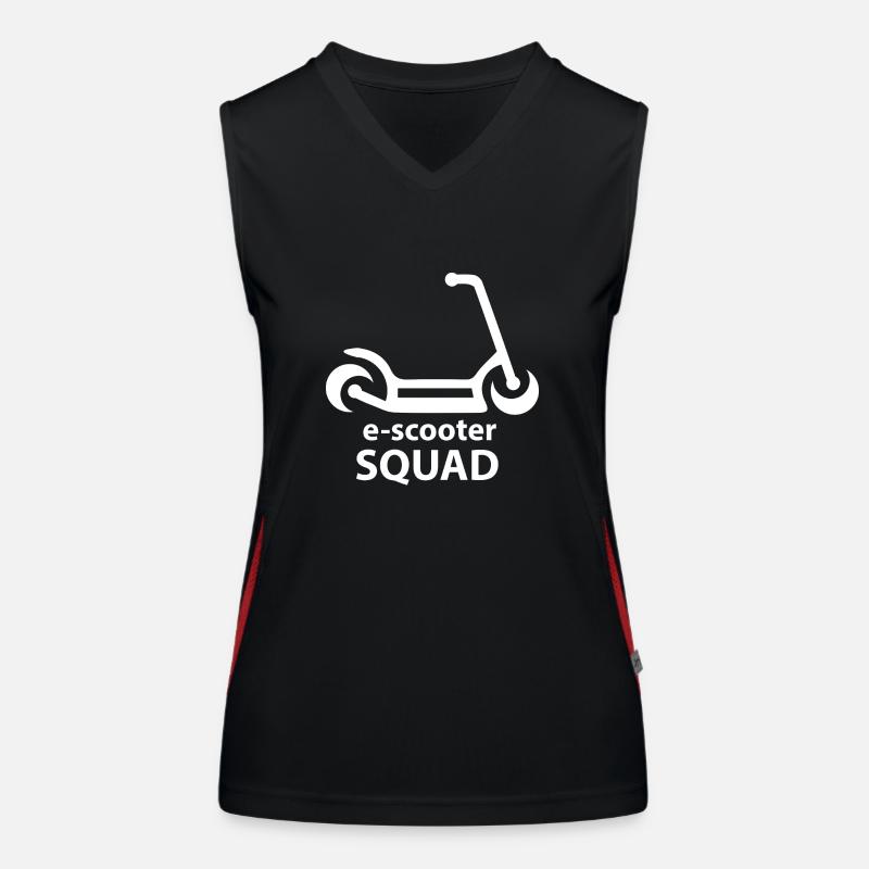 E-Scooter Scooter Women's Functional Contrast Tank Top
