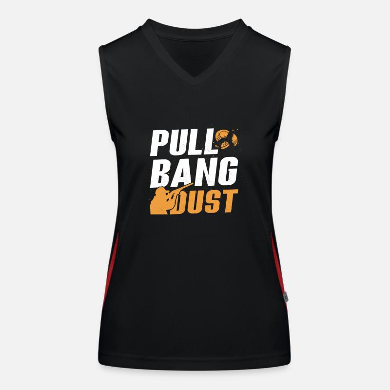 Pull Trapshooting Skeet Shooting Women's Functional Contrast Tank Top