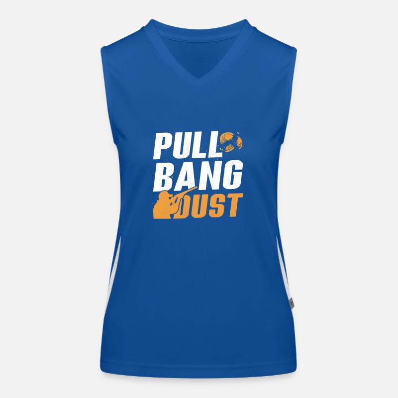 Pull Trapshooting Skeet Shooting Women's Functional Contrast Tank Top