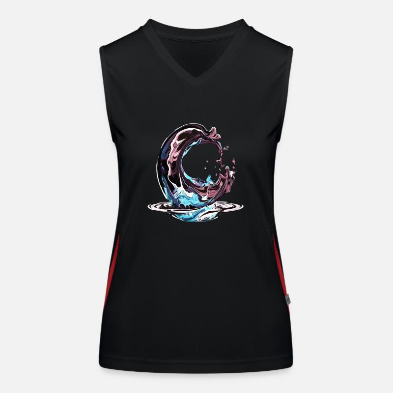 Chromium Drops Women's Functional Contrast Tank Top