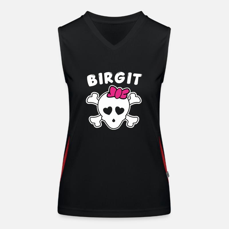 Pirate Birgit Design pour les filles et les femmes Débardeur respirant contrasté Femme
