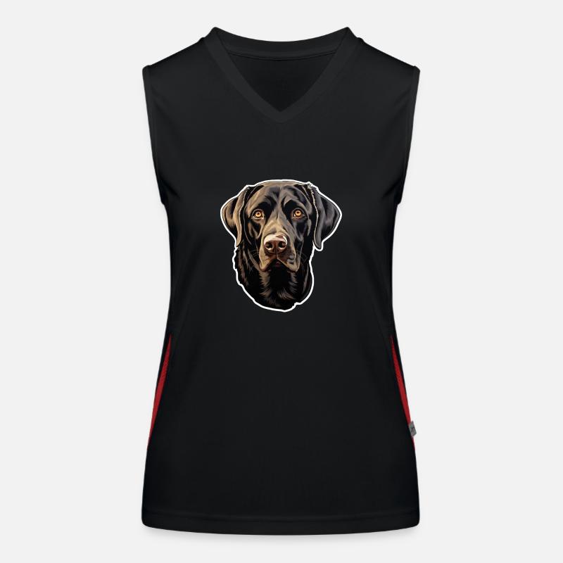 Labrador Retriever Women's Functional Contrast Tank Top