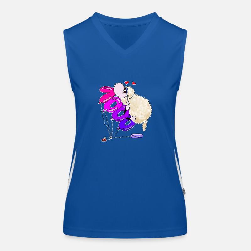 Wolly Sheepling 1000 subscribers Women's Functional Contrast Tank Top