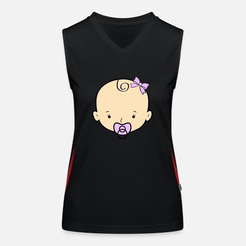 Bébé Débardeur respirant contrasté Femme