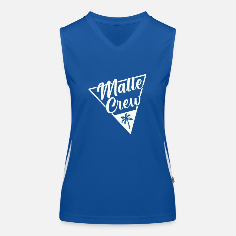 malle crew mallorca Funktionelles Kontrast-Tank Top für Frauen