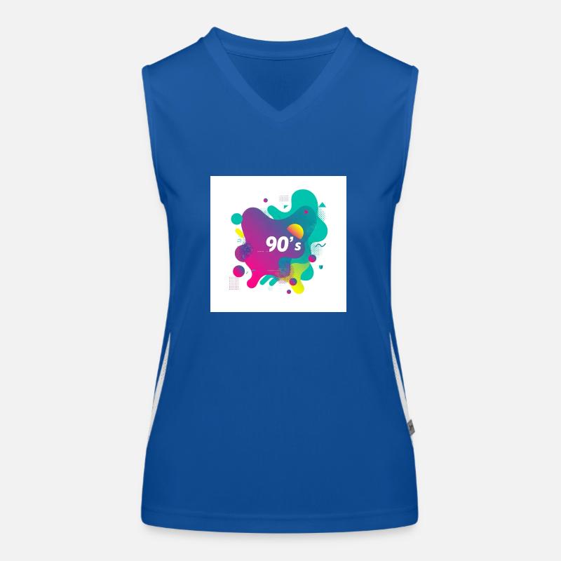 90er-Jahre-Vibes Funktionelles Kontrast-Tank Top für Frauen