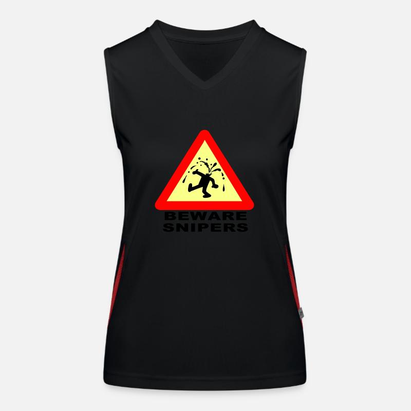 Beware Snipers Women's Functional Contrast Tank Top