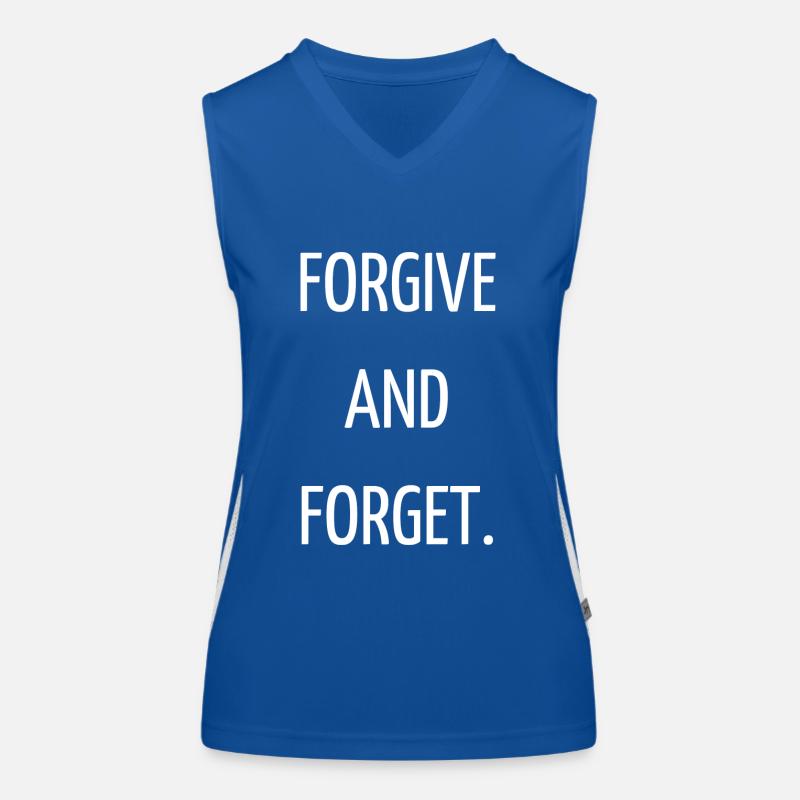 Forgive and forget Women's Functional Contrast Tank Top