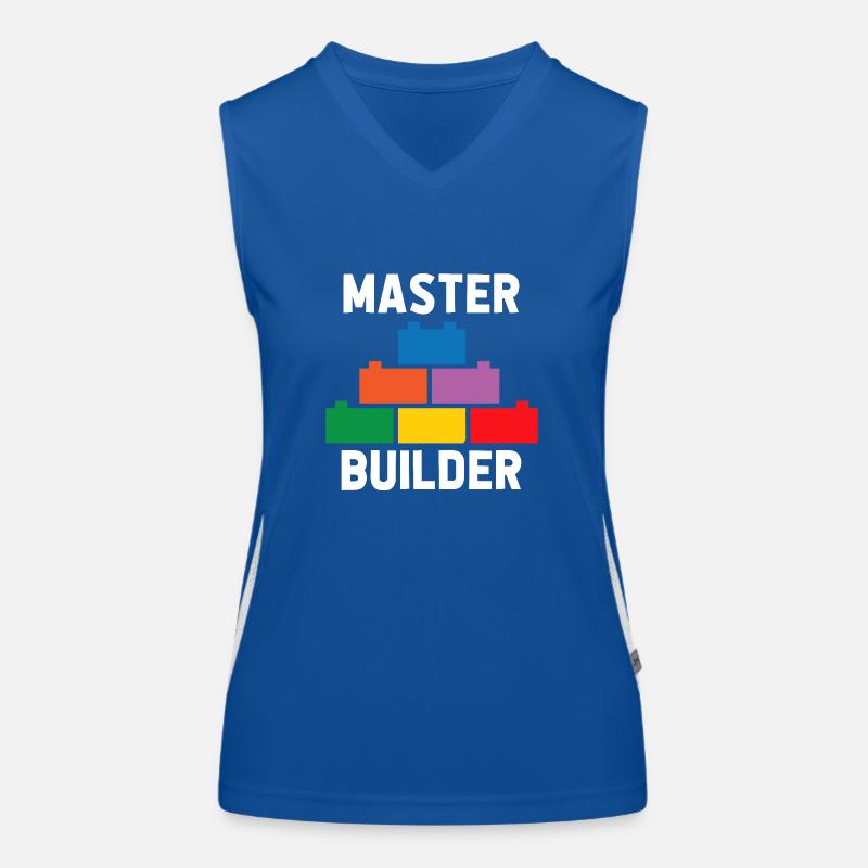 Brick Builder Toys Blocks Clamping Blocks Bricks Women's Functional Contrast Tank Top