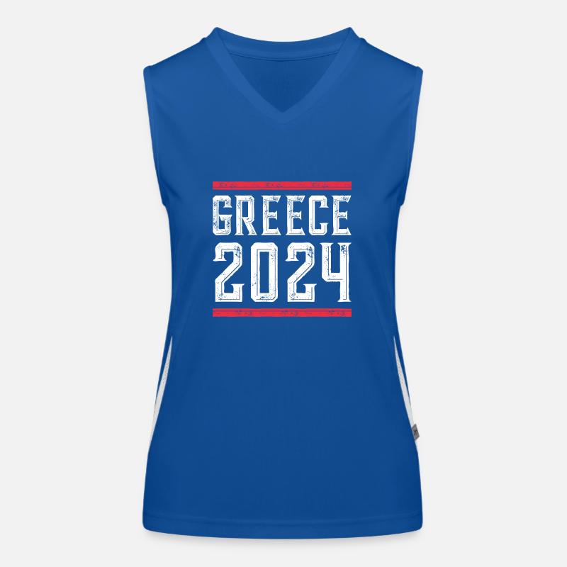 Grèce 2024 Vacances Débardeur respirant contrasté Femme