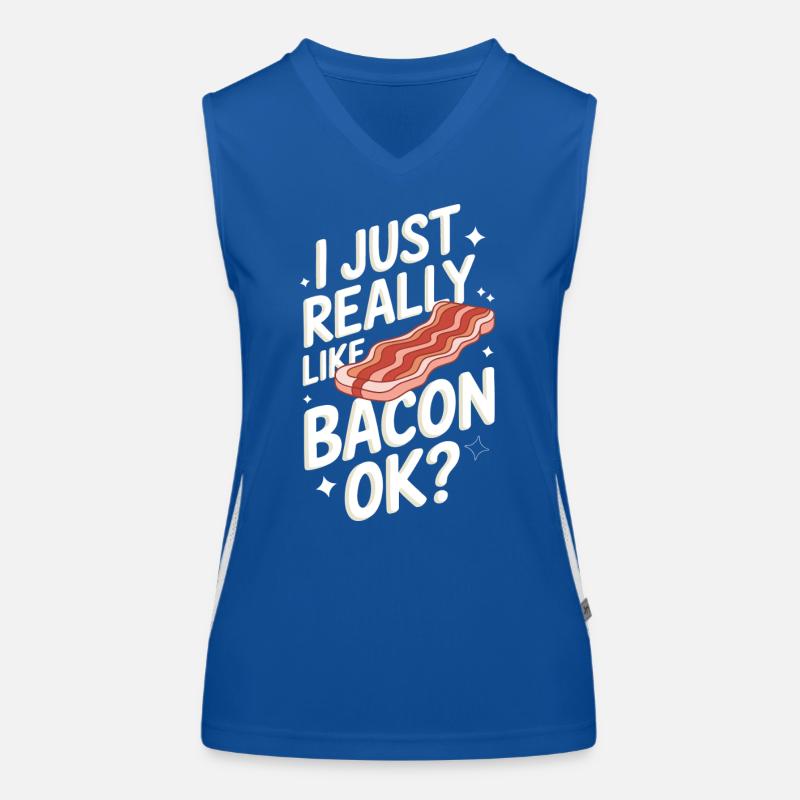 Bacon Breakfast Bacon Women's Functional Contrast Tank Top
