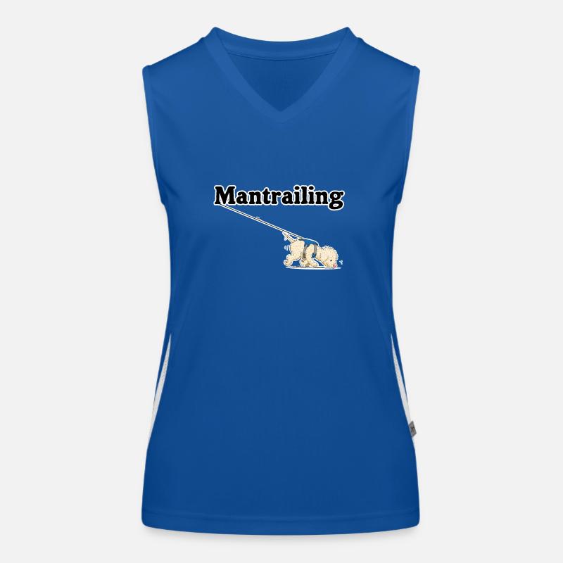 Mantrailing1 2 Funktionelles Kontrast-Tank Top für Frauen