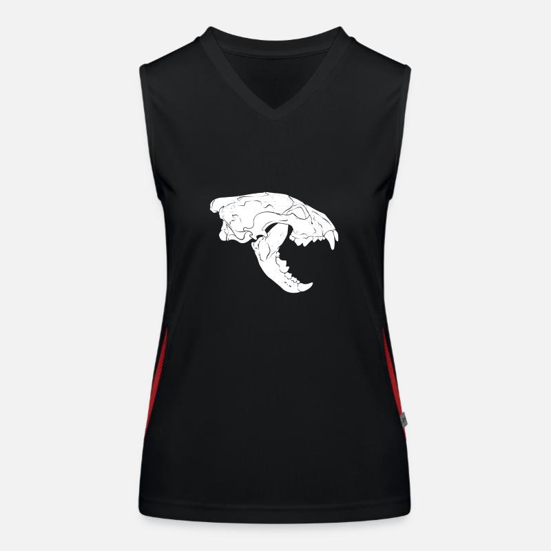Wolverine Skull Women's Functional Contrast Tank Top