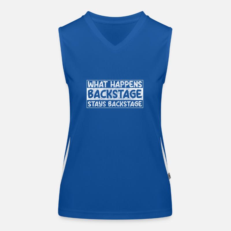 Theatre, Acting, Play, Technician Women's Functional Contrast Tank Top