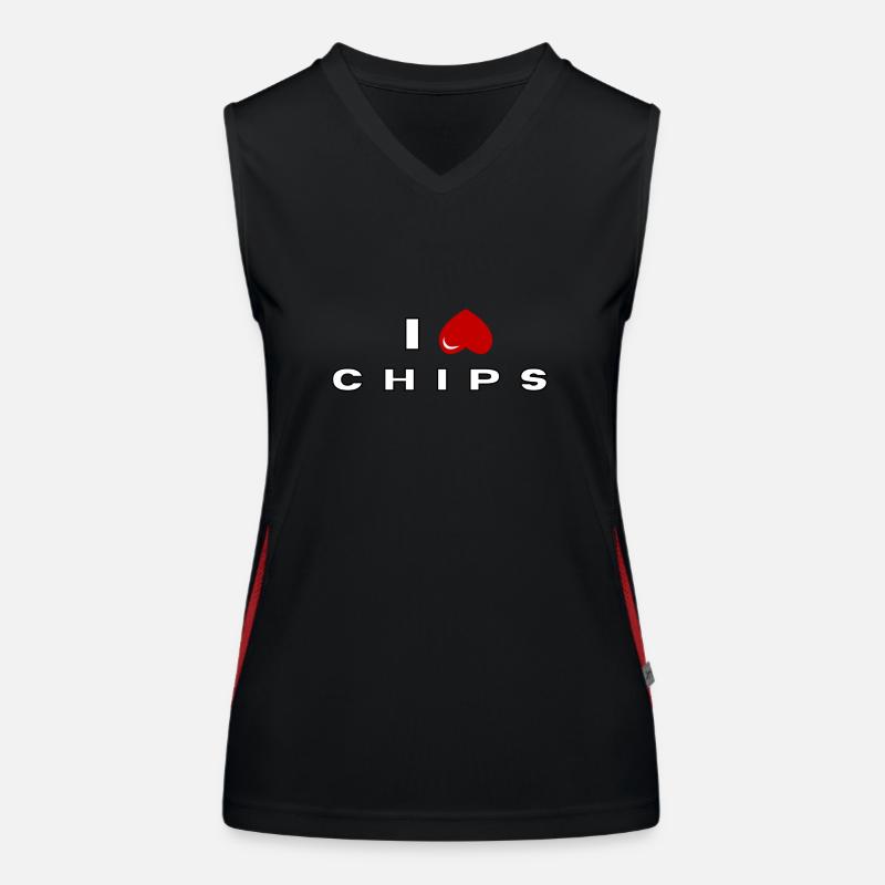 I hate Chips Women's Functional Contrast Tank Top